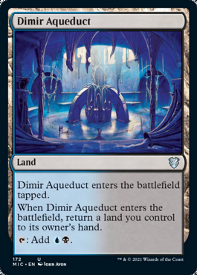 Dimir Aqueduct [Innistrad: Midnight Hunt Commander] | Fandemonia Ltd