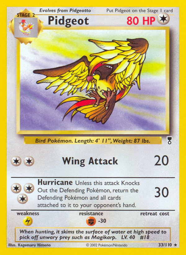 Pidgeot (33/110) [Legendary Collection] | Fandemonia Ltd