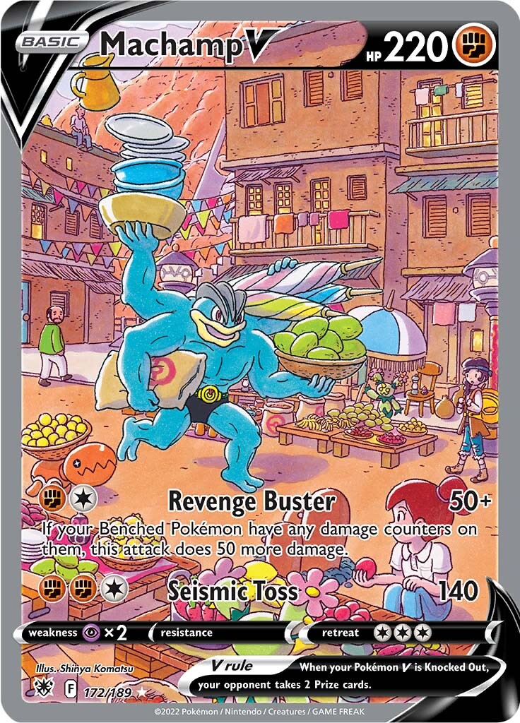 Machamp V (172/189) [Sword & Shield: Astral Radiance] | Fandemonia Ltd