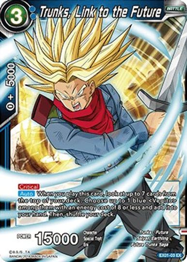 Trunks, Link to the Future (EX01-03) [Mighty Heroes] | Fandemonia Ltd
