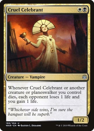 Cruel Celebrant [War of the Spark] | Fandemonia Ltd