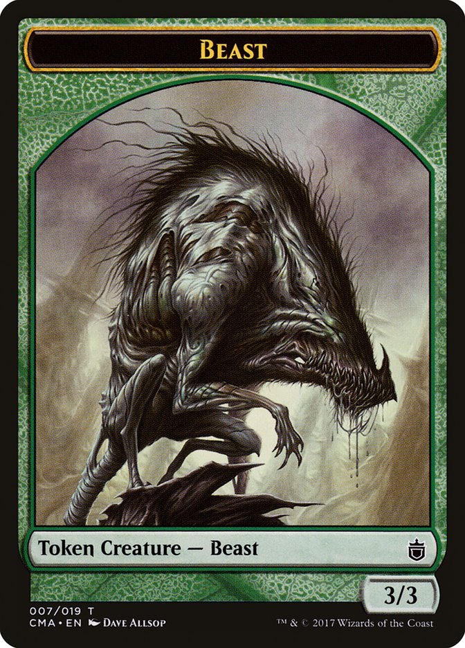 Beast (007/019) [Commander Anthology Tokens] | Fandemonia Ltd