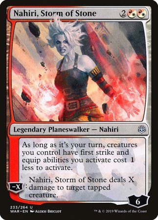 Nahiri, Storm of Stone [War of the Spark] | Fandemonia Ltd