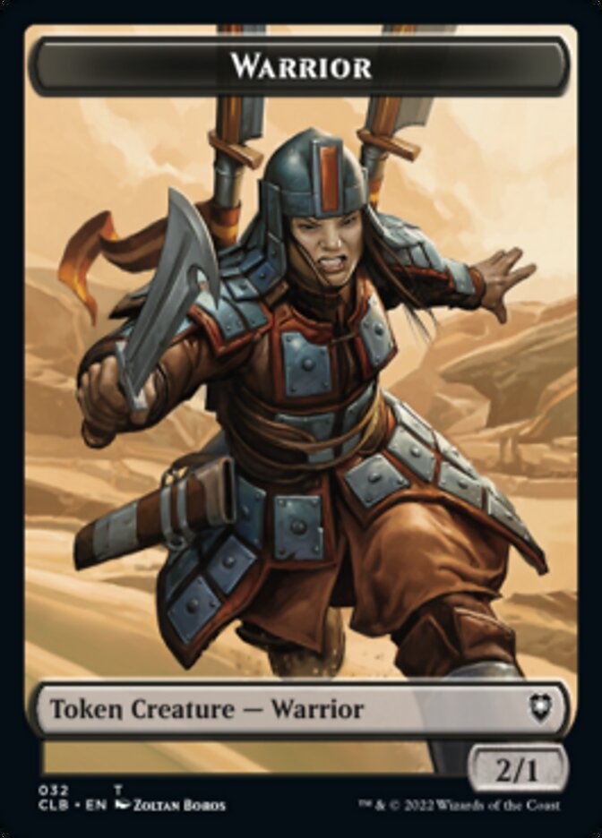 Warrior // Inkling Double-sided Token [Commander Legends: Battle for Baldur's Gate Tokens] | Fandemonia Ltd