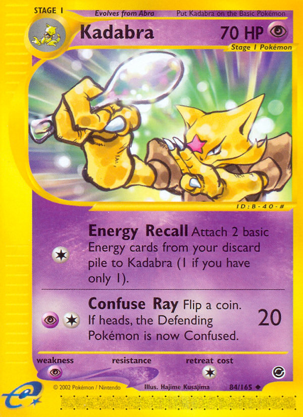 Kadabra (84/165) [Expedition: Base Set] | Fandemonia Ltd