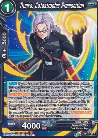 Trunks, Catastrophic Premonition [BT12-135] | Fandemonia Ltd