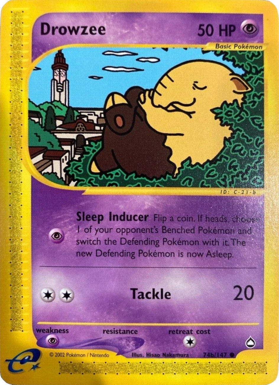 Drowzee (74b/147) [Aquapolis] | Fandemonia Ltd