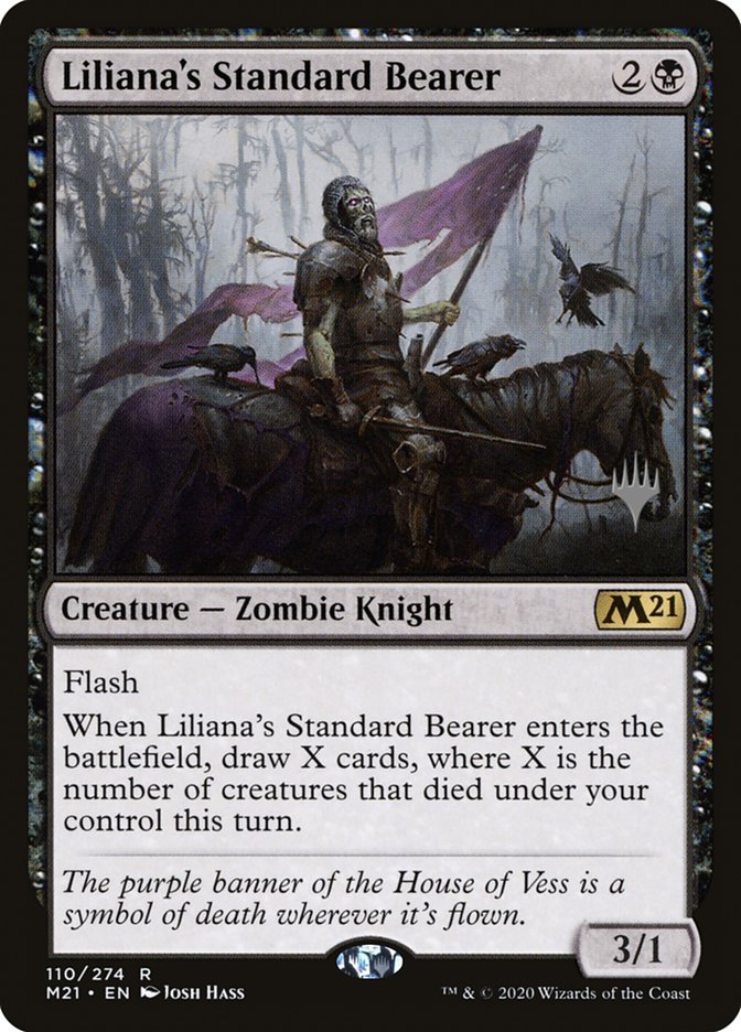 Liliana's Standard Bearer (Promo Pack) [Core Set 2021 Promos] | Fandemonia Ltd