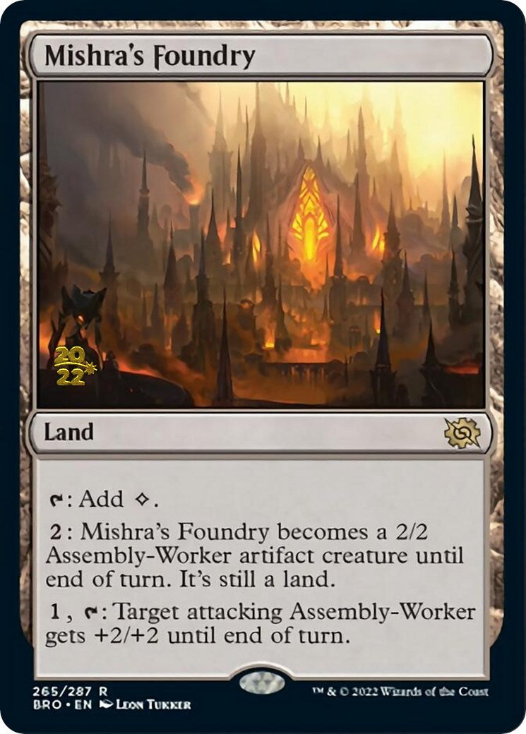 Mishra's Foundry [The Brothers' War: Prerelease Promos] | Fandemonia Ltd