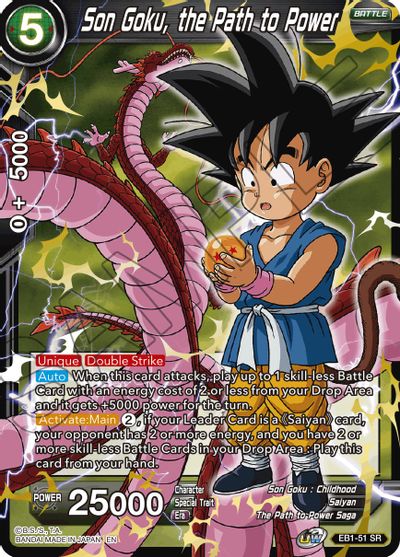 Son Goku, the Path to Power (EB1-051) [Battle Evolution Booster] | Fandemonia Ltd