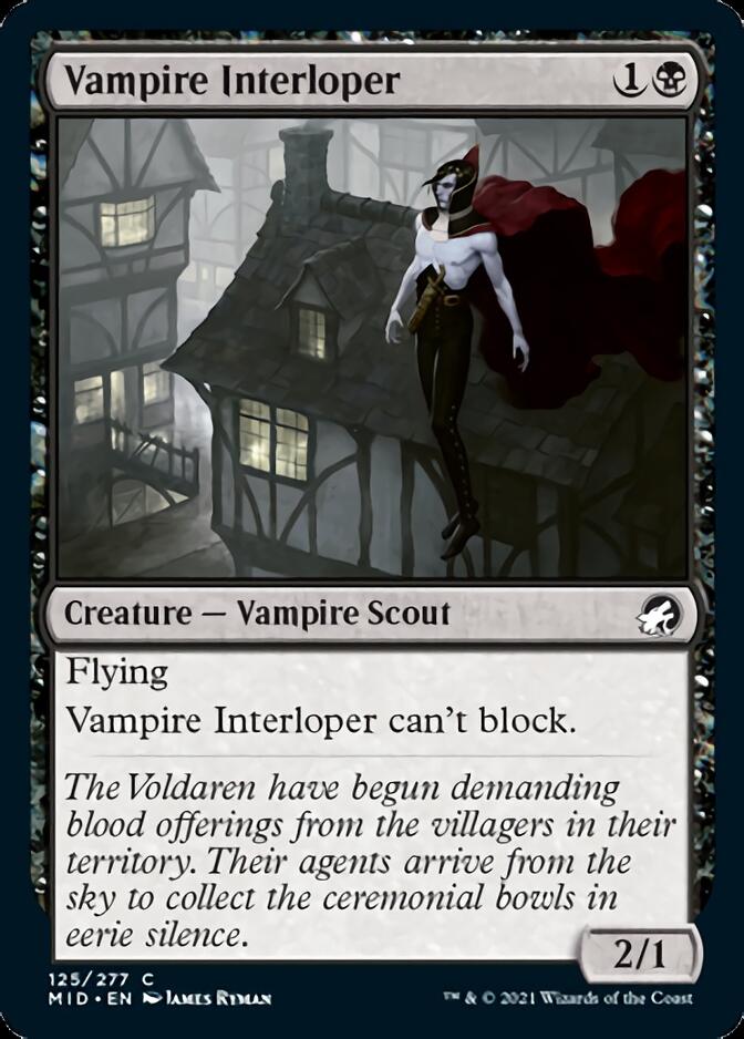 Vampire Interloper [Innistrad: Midnight Hunt] | Fandemonia Ltd