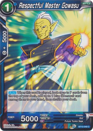 Respectful Master Gowasu [BT10-049] | Fandemonia Ltd