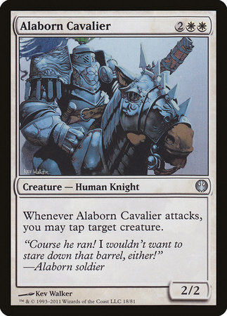 Alaborn Cavalier [Duel Decks: Knights vs. Dragons] | Fandemonia Ltd