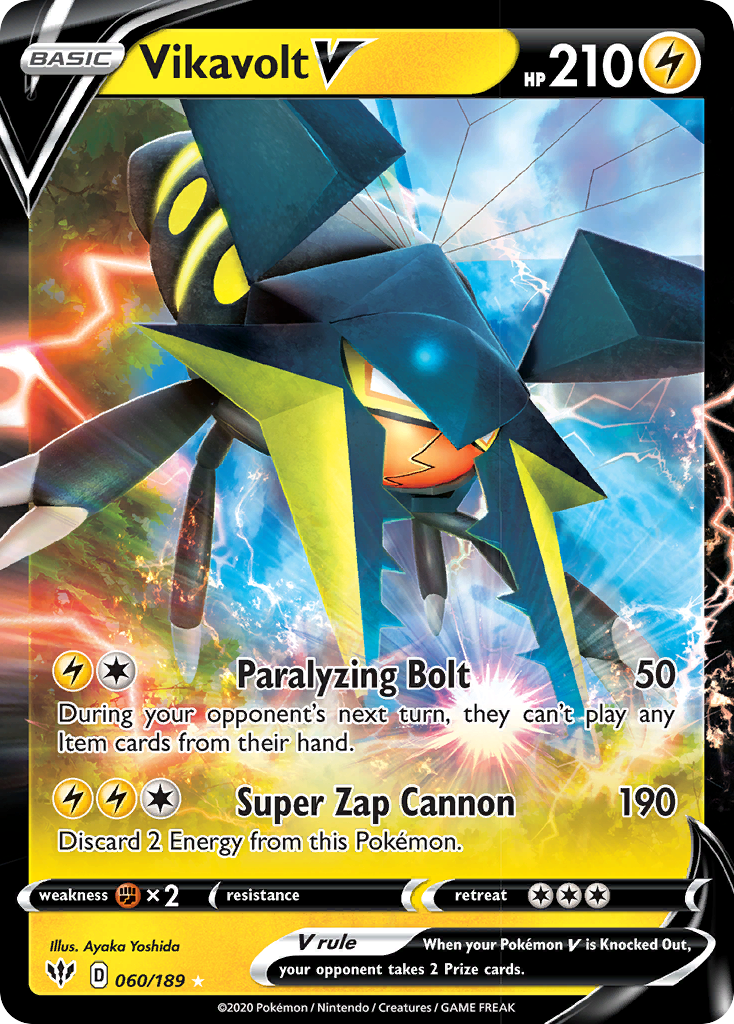 Vikavolt V (060/189) [Sword & Shield: Darkness Ablaze] | Fandemonia Ltd