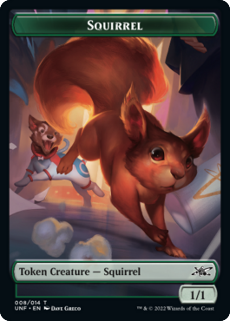 Squirrel // Food (010) Double-sided Token [Unfinity Tokens] | Fandemonia Ltd