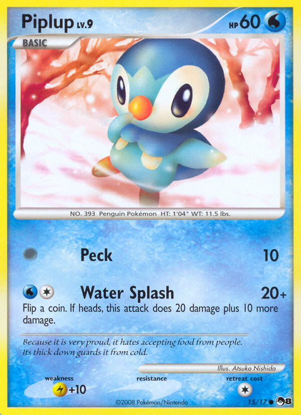 Piplup (15/17) [POP Series 8] | Fandemonia Ltd