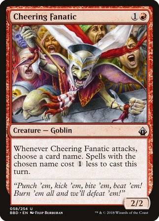 Cheering Fanatic [Battlebond] | Fandemonia Ltd