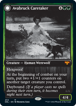 Avabruck Caretaker // Hollowhenge Huntmaster [Innistrad: Double Feature] | Fandemonia Ltd