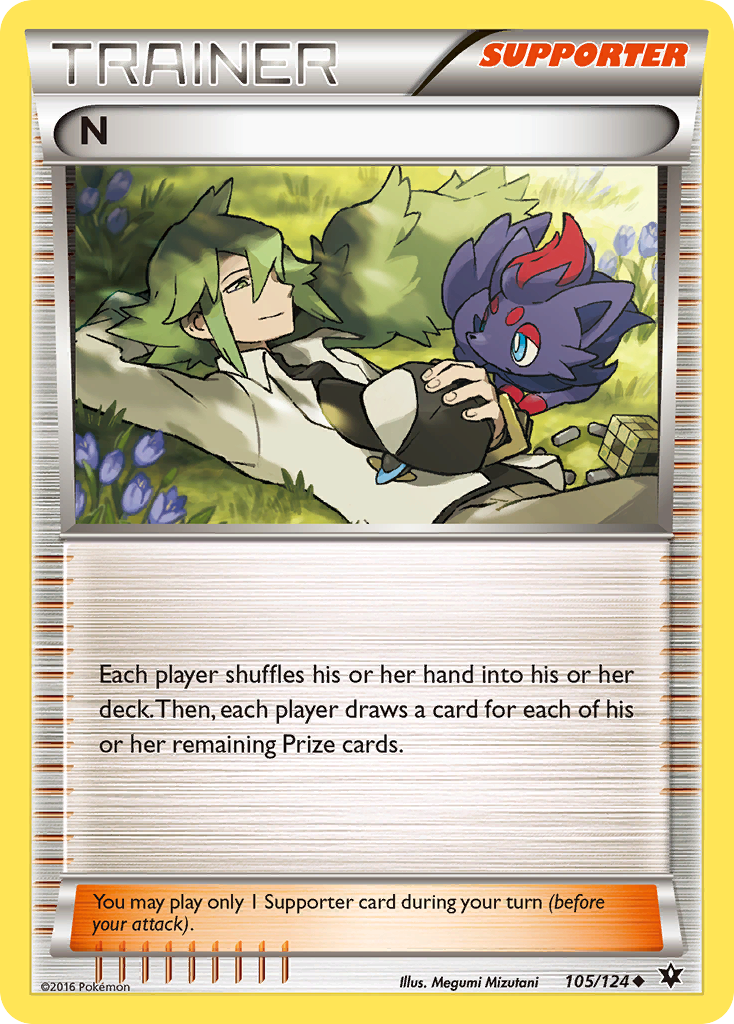 N (105/124) [XY: Fates Collide] | Fandemonia Ltd