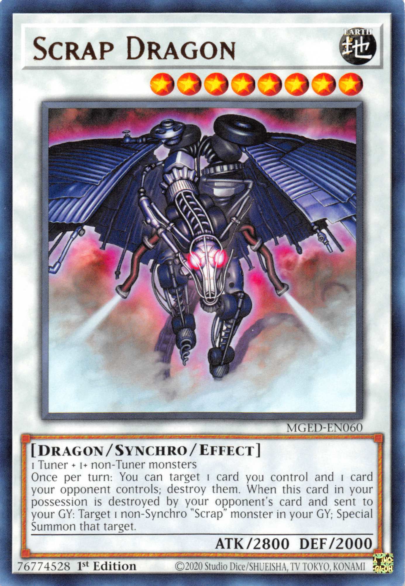 Scrap Dragon [MGED-EN060] Rare | Fandemonia Ltd