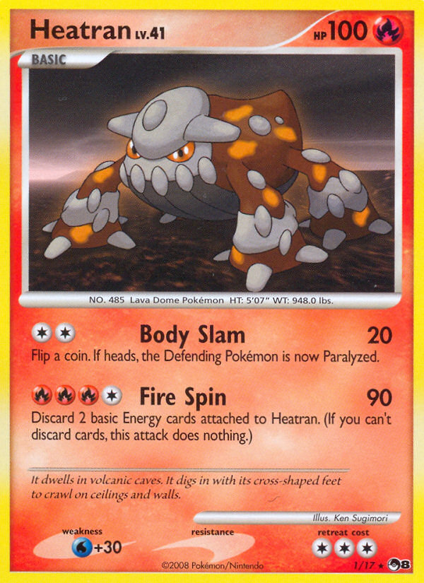 Heatran (1/17) [POP Series 8] | Fandemonia Ltd