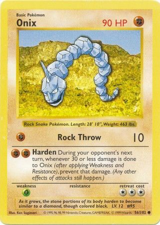 Onix (56/102) [Base Set Shadowless Unlimited] | Fandemonia Ltd