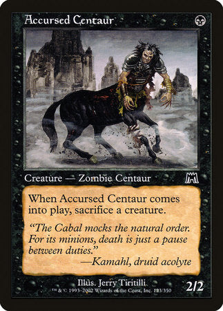 Accursed Centaur [Onslaught] | Fandemonia Ltd