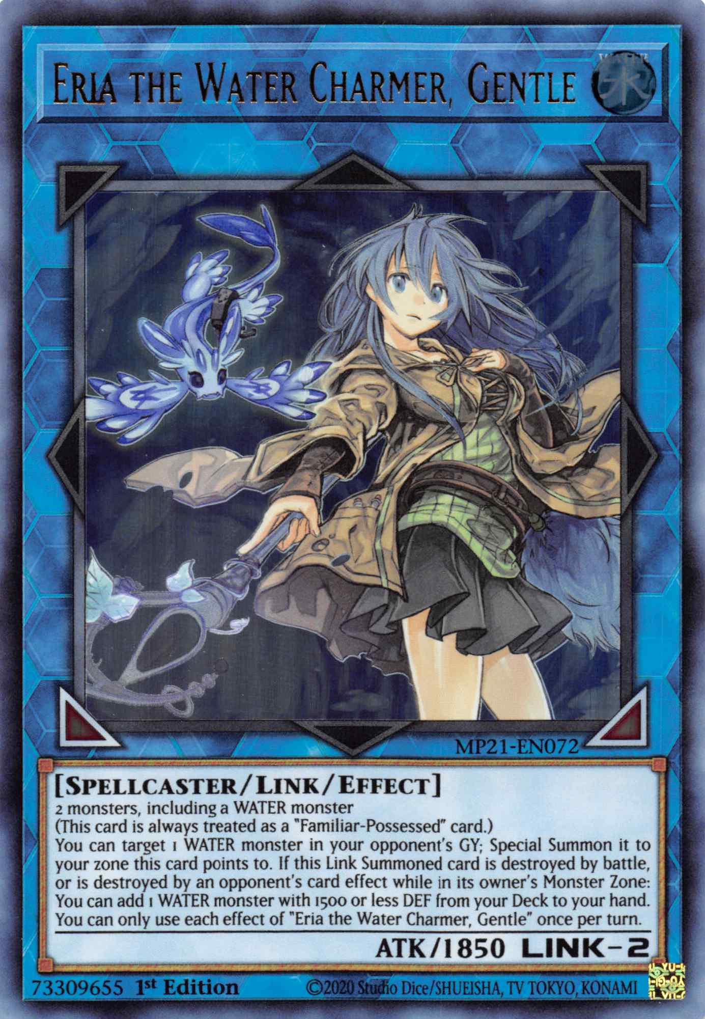 Eria the Water Charmer, Gentle [MP21-EN072] Ultra Rare | Fandemonia Ltd