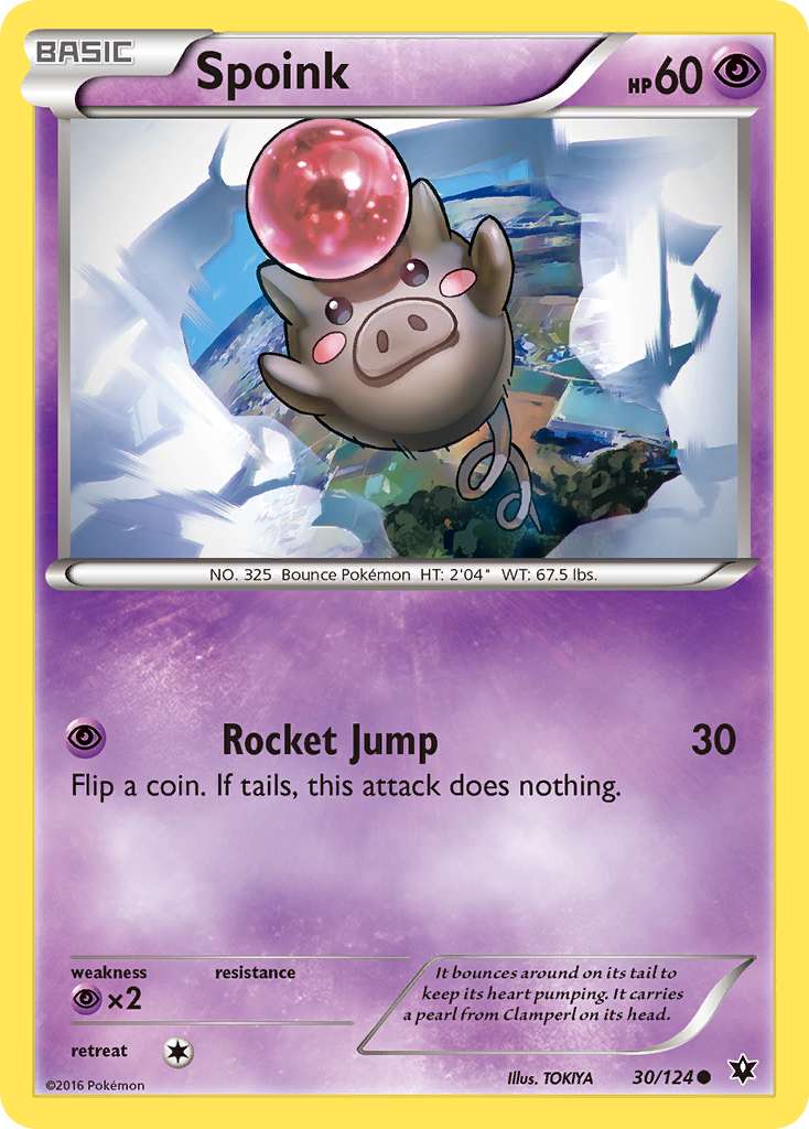 Spoink (30/124) [XY: Fates Collide] | Fandemonia Ltd