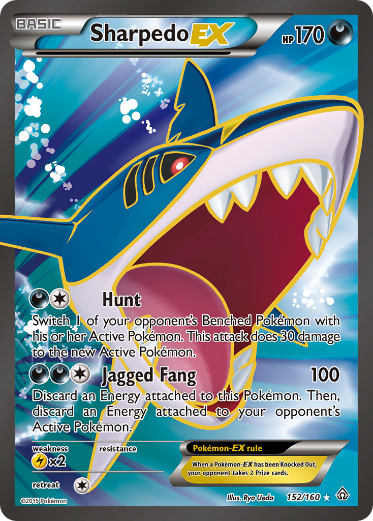 Sharpedo EX (152/160) [XY: Primal Clash] | Fandemonia Ltd