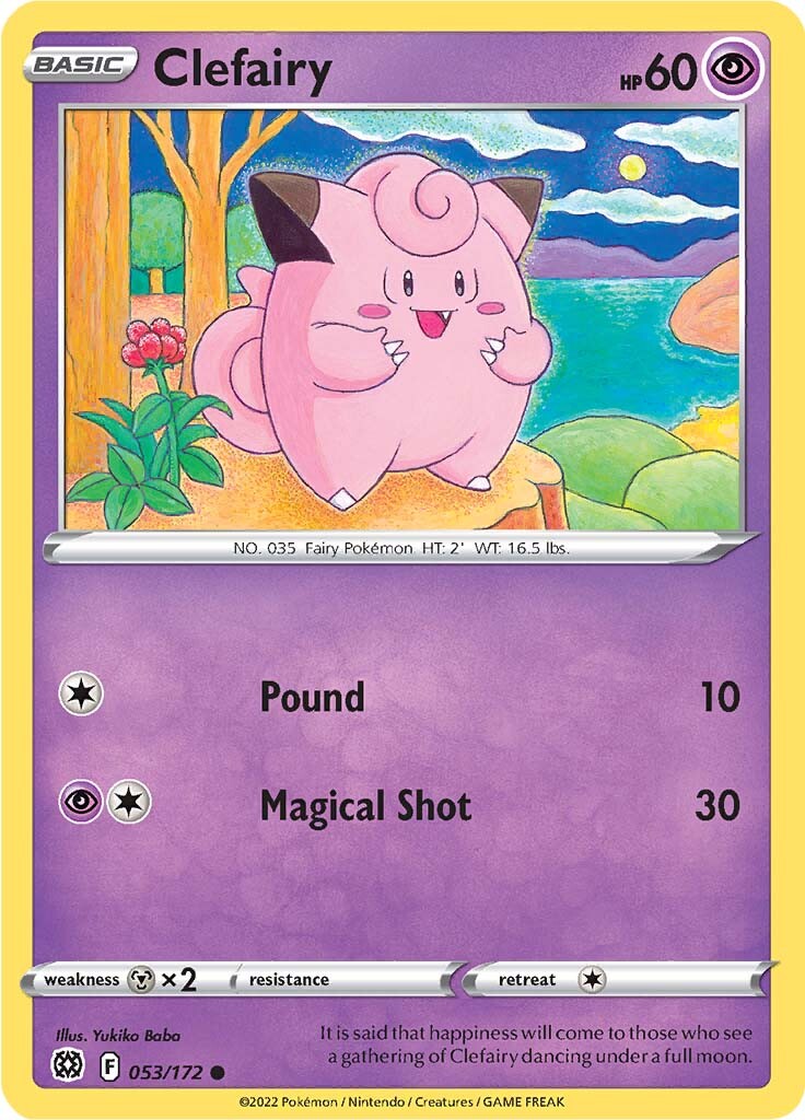 Clefairy (053/172) [Sword & Shield: Brilliant Stars] | Fandemonia Ltd