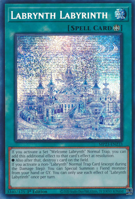 Labrynth Labyrinth [MP23-EN233] Prismatic Secret Rare | Fandemonia Ltd