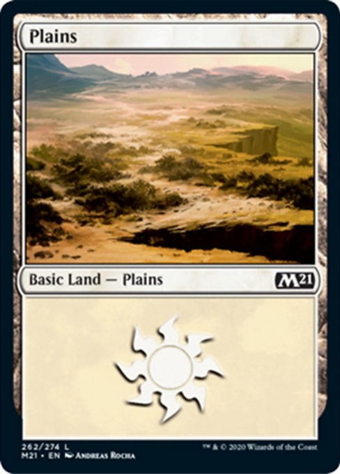 Plains (262) [Core Set 2021] | Fandemonia Ltd