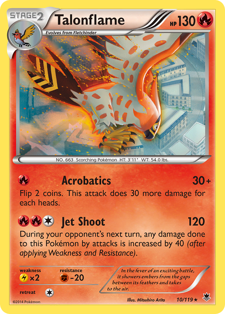 Talonflame (10/119) [XY: Phantom Forces] | Fandemonia Ltd