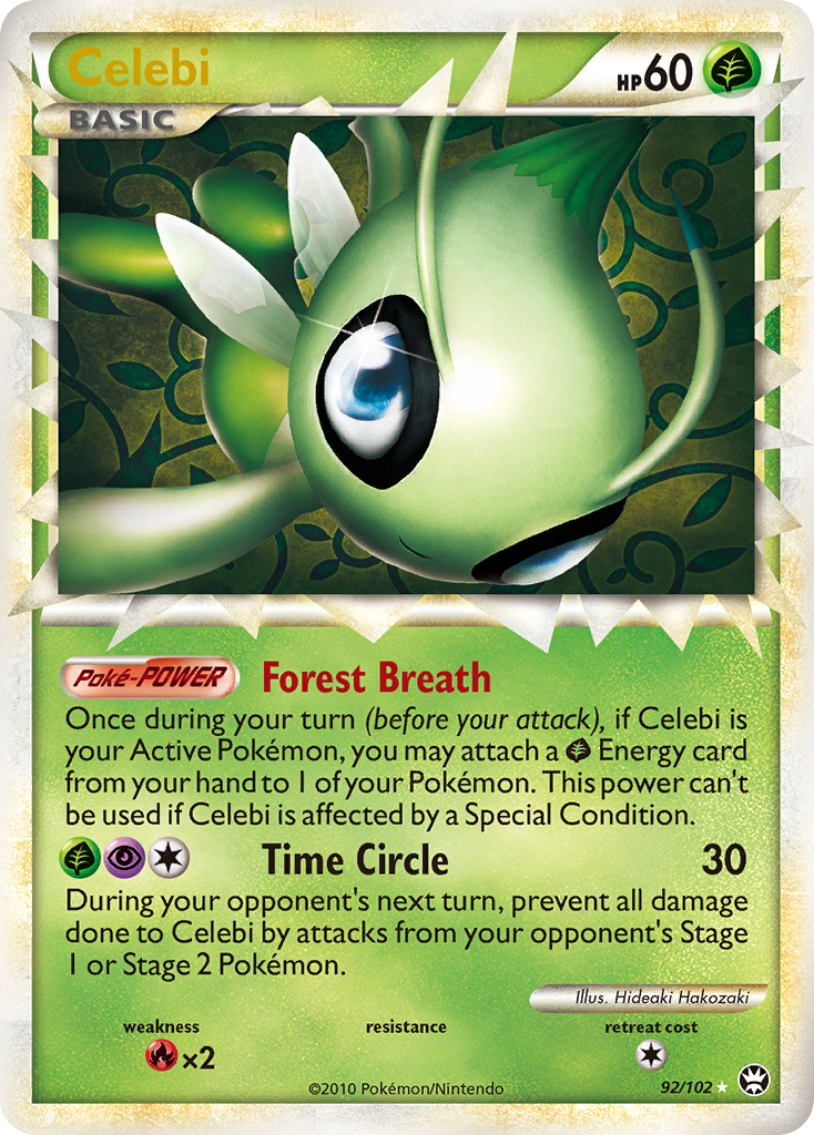 Celebi (92/102) [HeartGold & SoulSilver: Triumphant] | Fandemonia Ltd