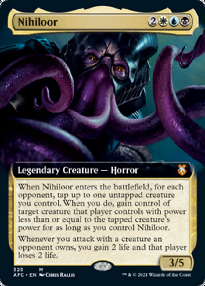 Nihiloor (Extended) [Dungeons & Dragons: Adventures in the Forgotten Realms Commander] | Fandemonia Ltd