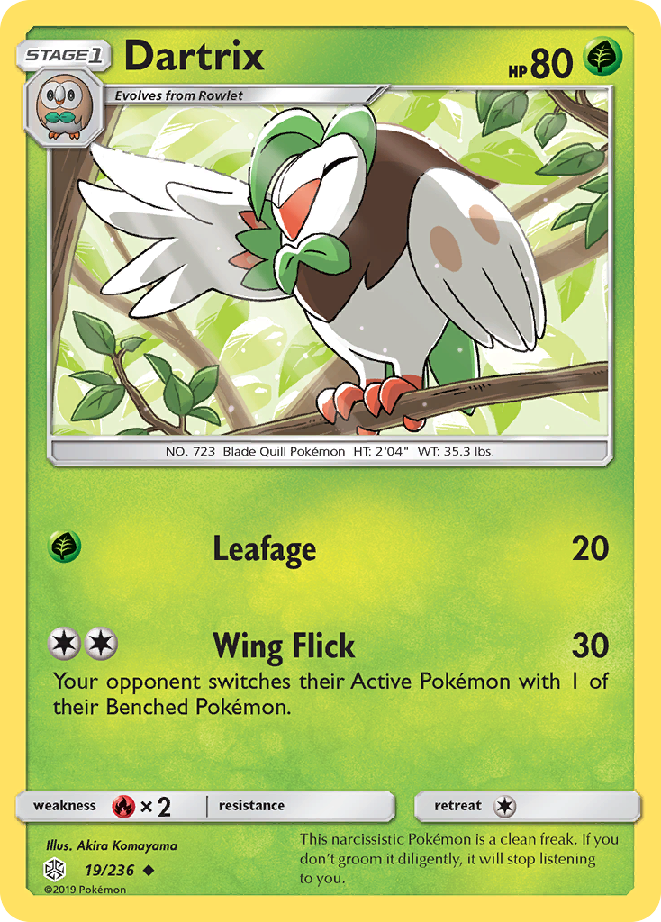 Dartrix (19/236) [Sun & Moon: Cosmic Eclipse] | Fandemonia Ltd