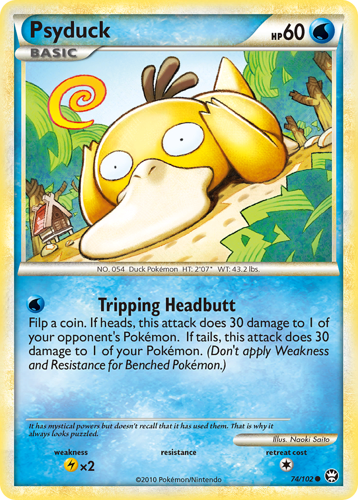 Psyduck (74/102) [HeartGold & SoulSilver: Triumphant] | Fandemonia Ltd