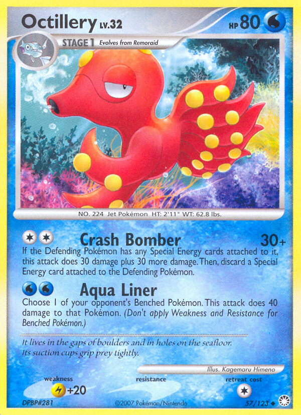 Octillery (57/123) [Diamond & Pearl: Mysterious Treasures] | Fandemonia Ltd