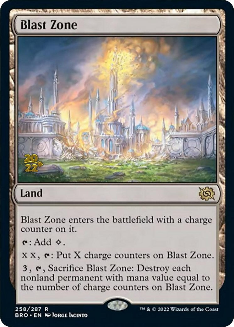 Blast Zone (258) [The Brothers' War: Prerelease Promos] | Fandemonia Ltd