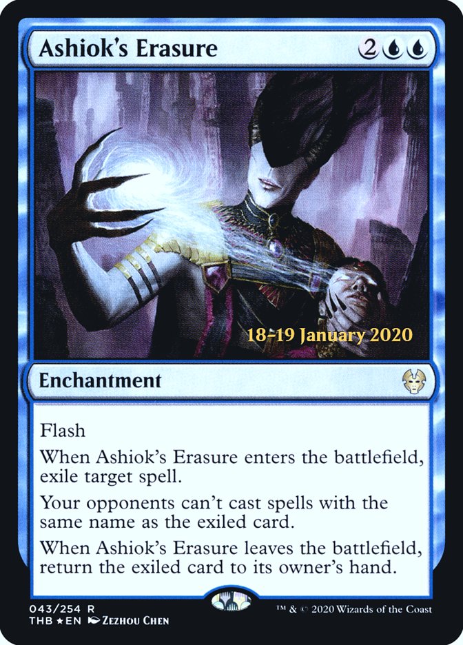 Ashiok's Erasure [Theros Beyond Death Prerelease Promos] | Fandemonia Ltd