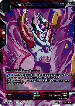 Clan Commander Frieza (Universal Onslaught) [BT9-004] | Fandemonia Ltd