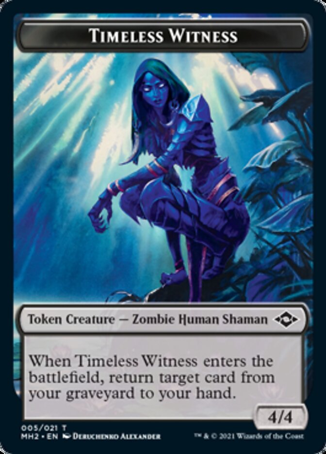 Timeless Witness Token [Modern Horizons 2 Tokens] | Fandemonia Ltd