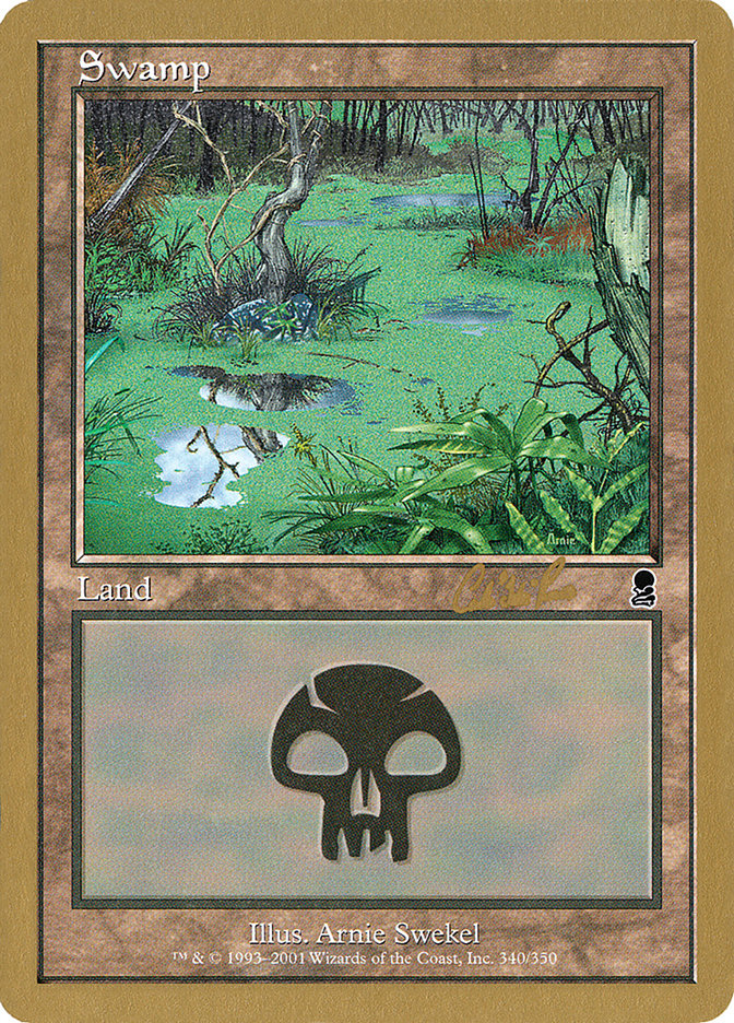 Swamp (cr340) (Carlos Romao) [World Championship Decks 2002] | Fandemonia Ltd