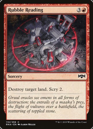 Rubble Reading [Ravnica Allegiance] | Fandemonia Ltd