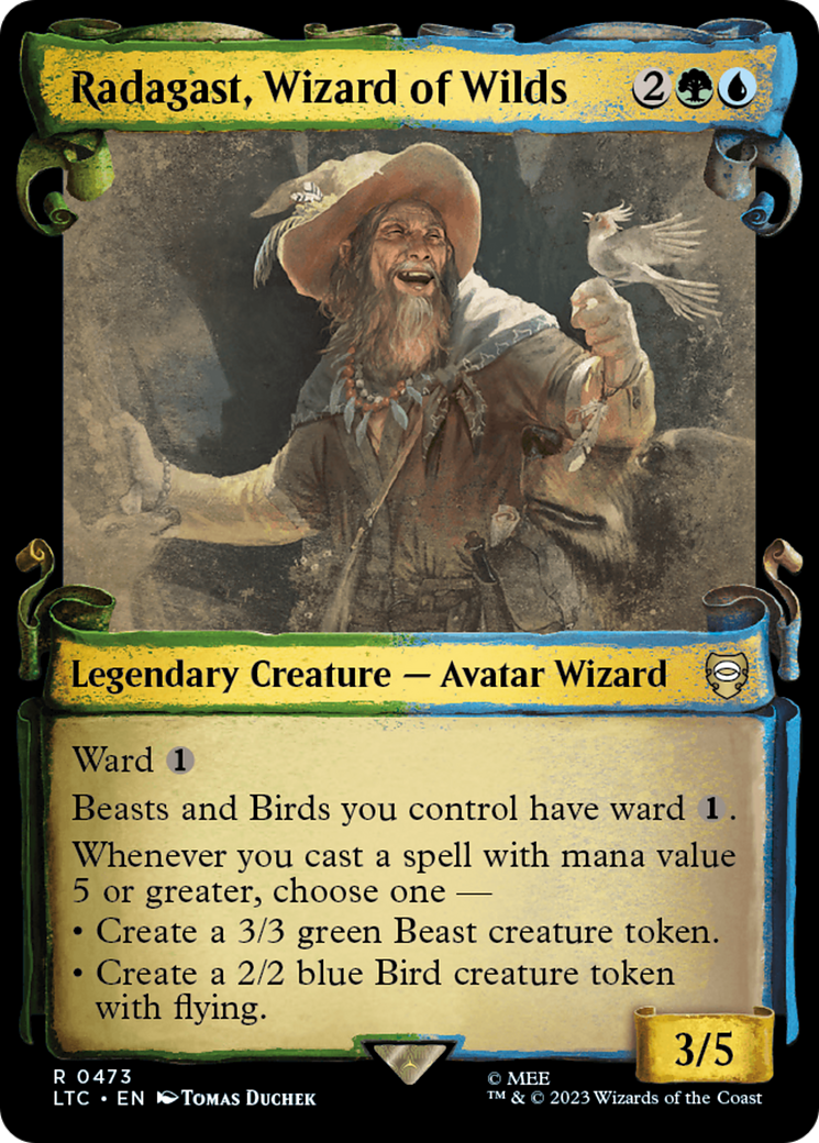 Radagast, Wizard of Wilds [The Lord of the Rings: Tales of Middle-Earth Commander Showcase Scrolls] | Fandemonia Ltd