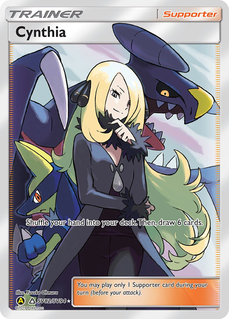 Cynthia (SV82/SV94) [Sun & Moon: Hidden Fates - Shiny Vault] | Fandemonia Ltd