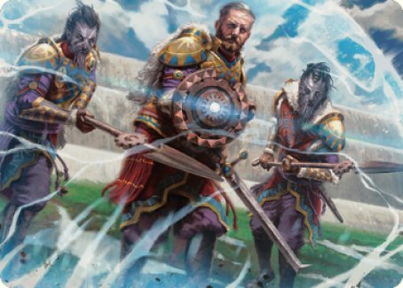 Argivian Phalanx Art Card [Dominaria United Art Series] | Fandemonia Ltd