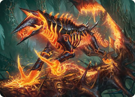 Kuldotha Cackler Art Card [Phyrexia: All Will Be One Art Series] | Fandemonia Ltd