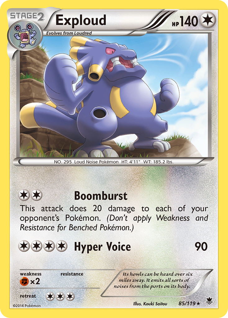 Exploud (85/119) [XY: Phantom Forces] | Fandemonia Ltd